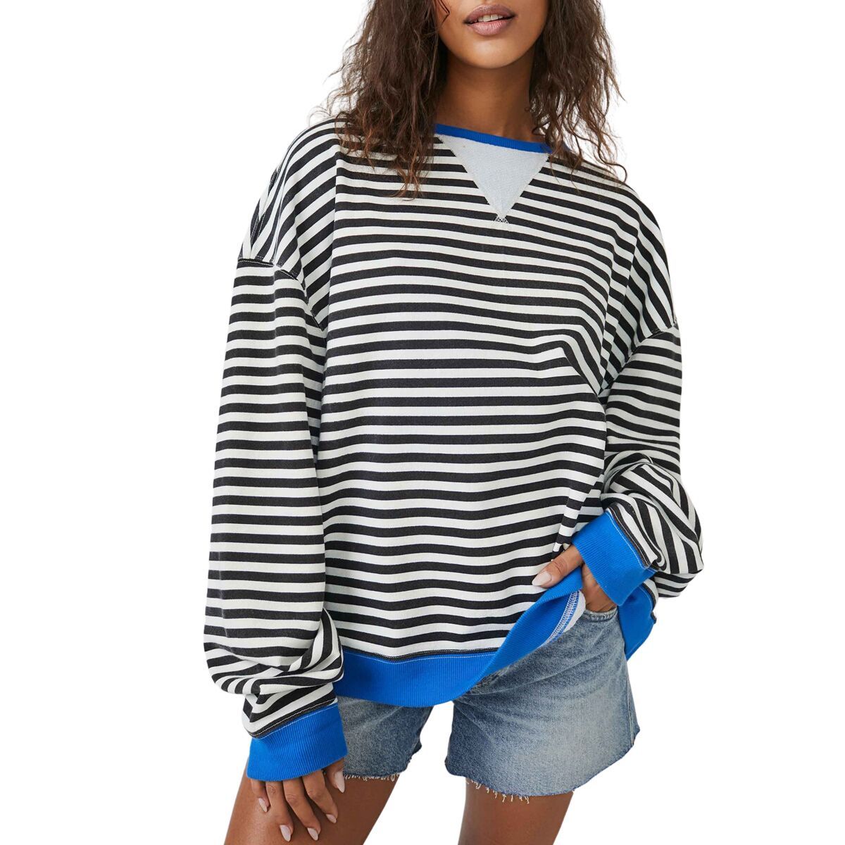 Free People Classic Striped Crew - Women's - Clothing