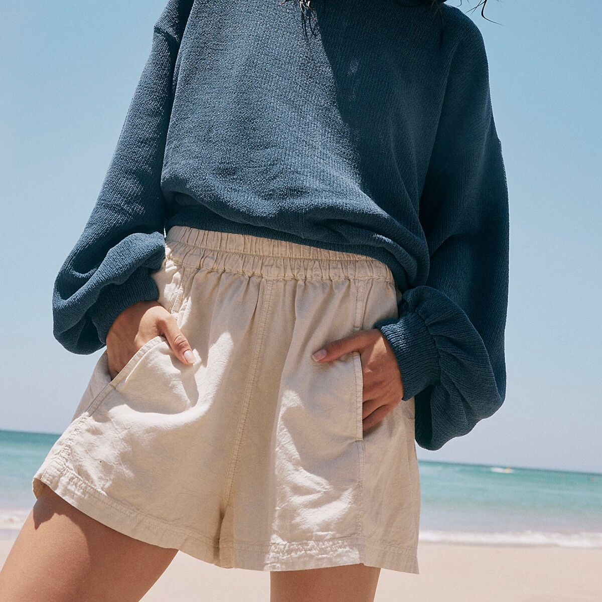 Free People Get Free Poplin Pull-On Short - Women´s
