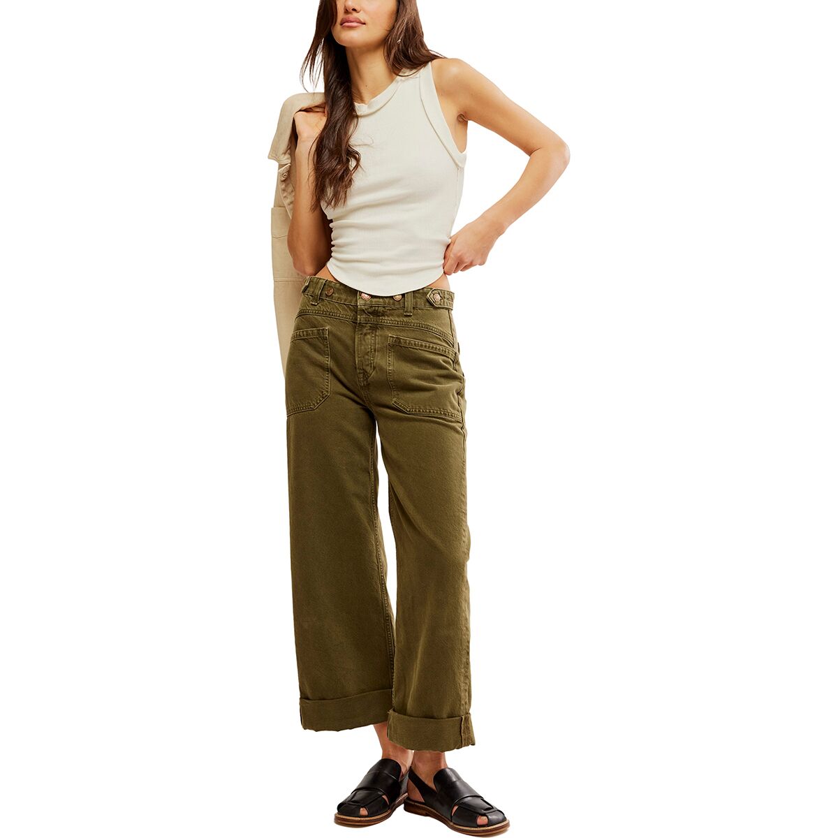 Free People Palmer Cuffed Jean - Women´s