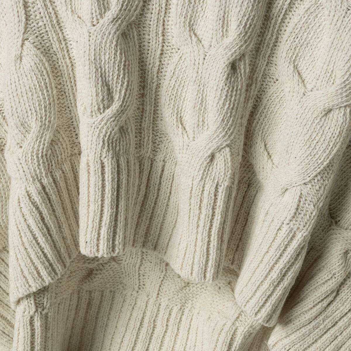 Free People Washed Cable V-Neck Sweater - Women´s