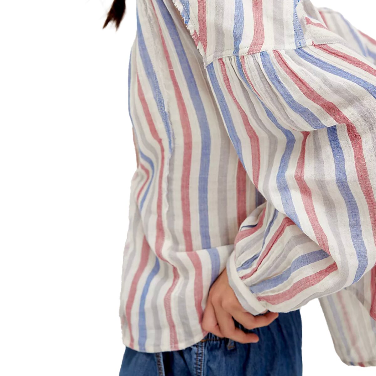 Free People Striped Valley Double Cloth Shirt - Women´s