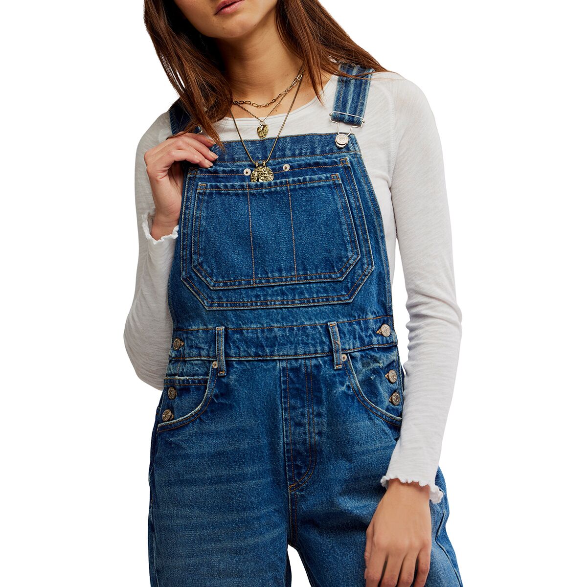 Женский комбинезон Free People Deep Trance Overall, цвет: Reverie — фото 4