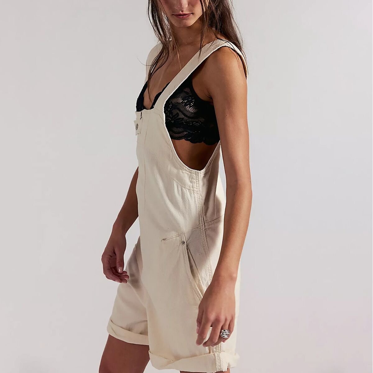 Женские комбинезоны Free People Jude Shortall, цвет: Экрю — фото 2
