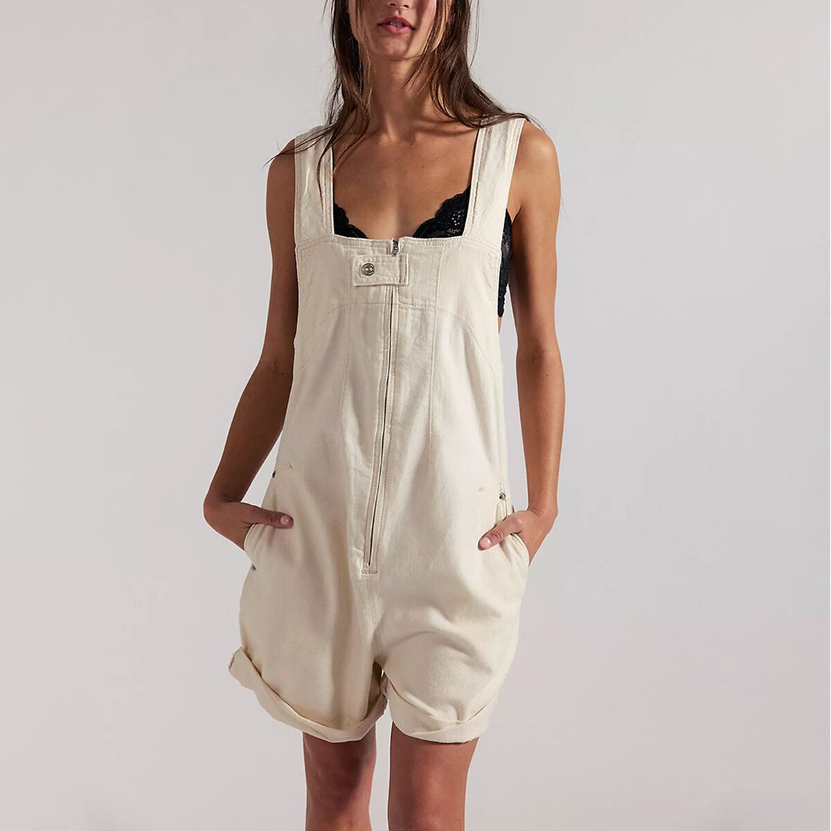Женские комбинезоны Free People Jude Shortall, цвет: Экрю — фото 4