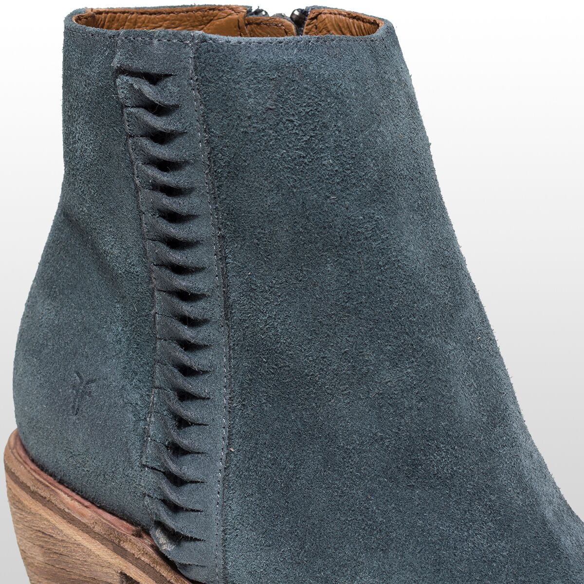 frye reed feather bootie