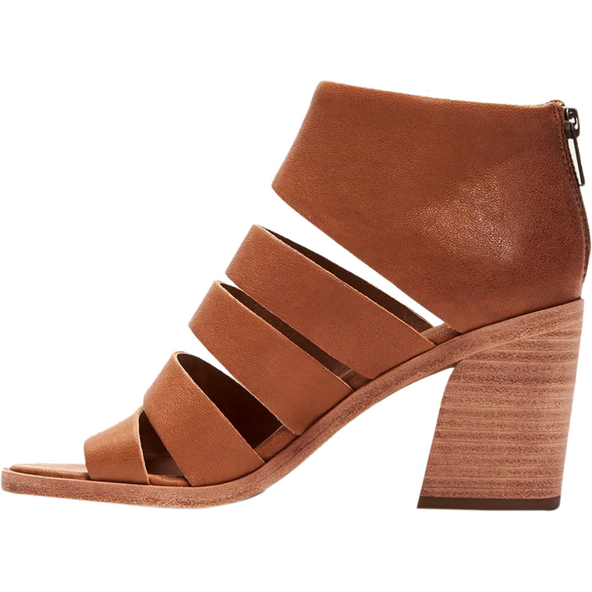 red cut out booties