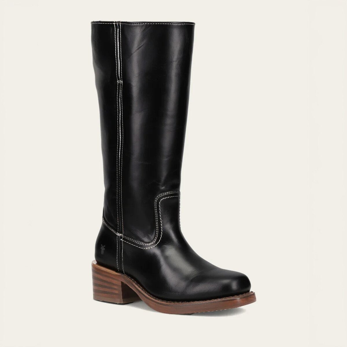 Женские ботинки Frye Campus 14L Wide Calf Boot, цвет: Угольно-чёрный — фото 2