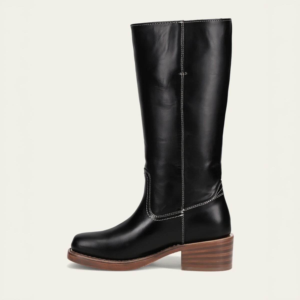 Женские ботинки Frye Campus 14L Wide Calf Boot, цвет: Угольно-чёрный — фото 3