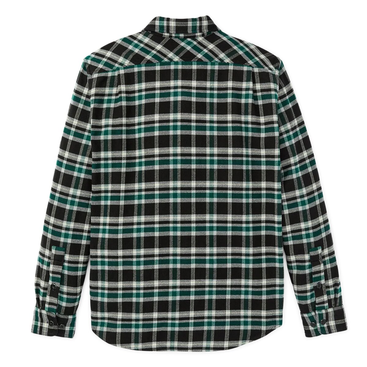 Мужская рубашка Filson Vintage Flannel Work, цвет: Чёрный / Зелёный клетчатый — фото 5