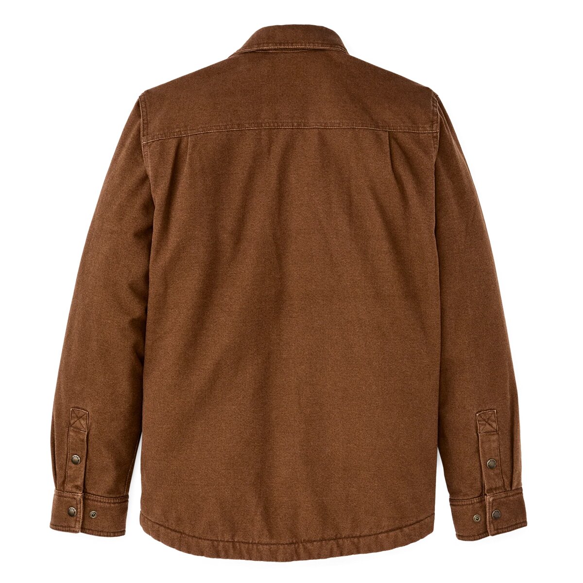Мужская рубашка Filson Fleece Lined Jac-Shirt, цвет: Тёмный коричневый — фото 2