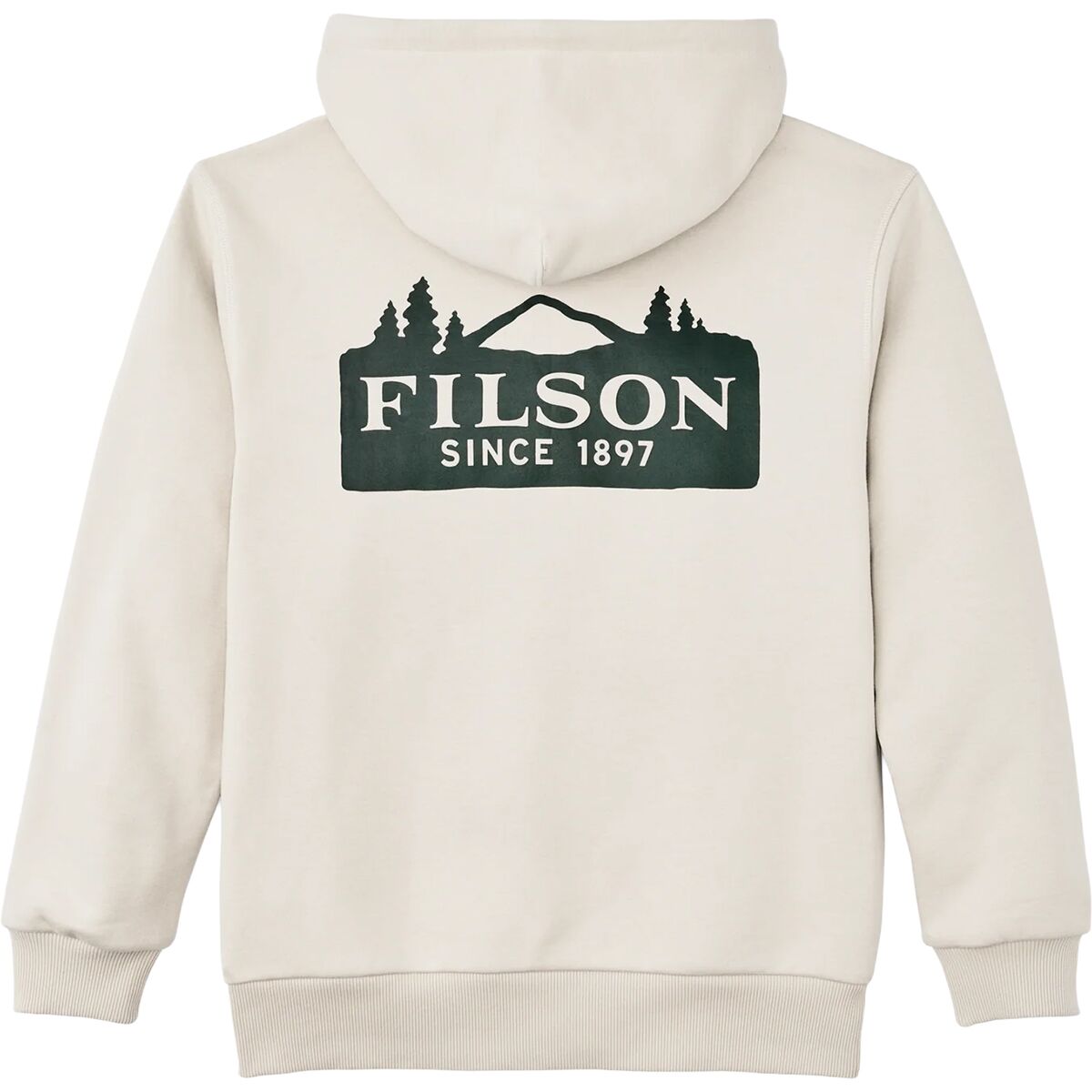 Мужское худи Filson Prospector Graphic, цвет: Серый — фото 7