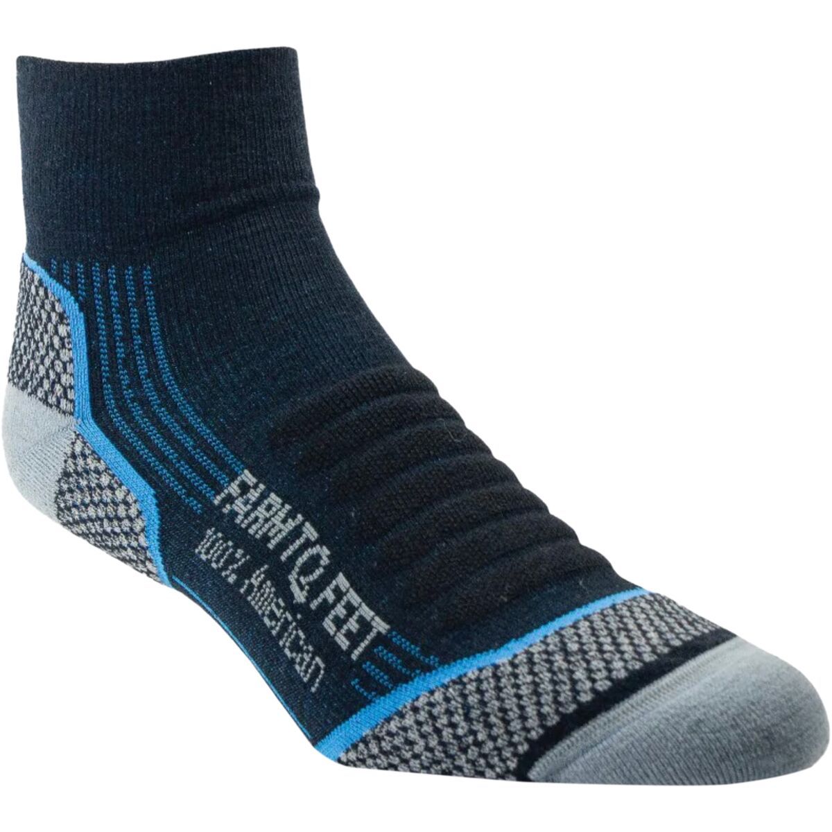 Farm To Feet Damascus Lightweight Technical 1/4 Crew Sock -...