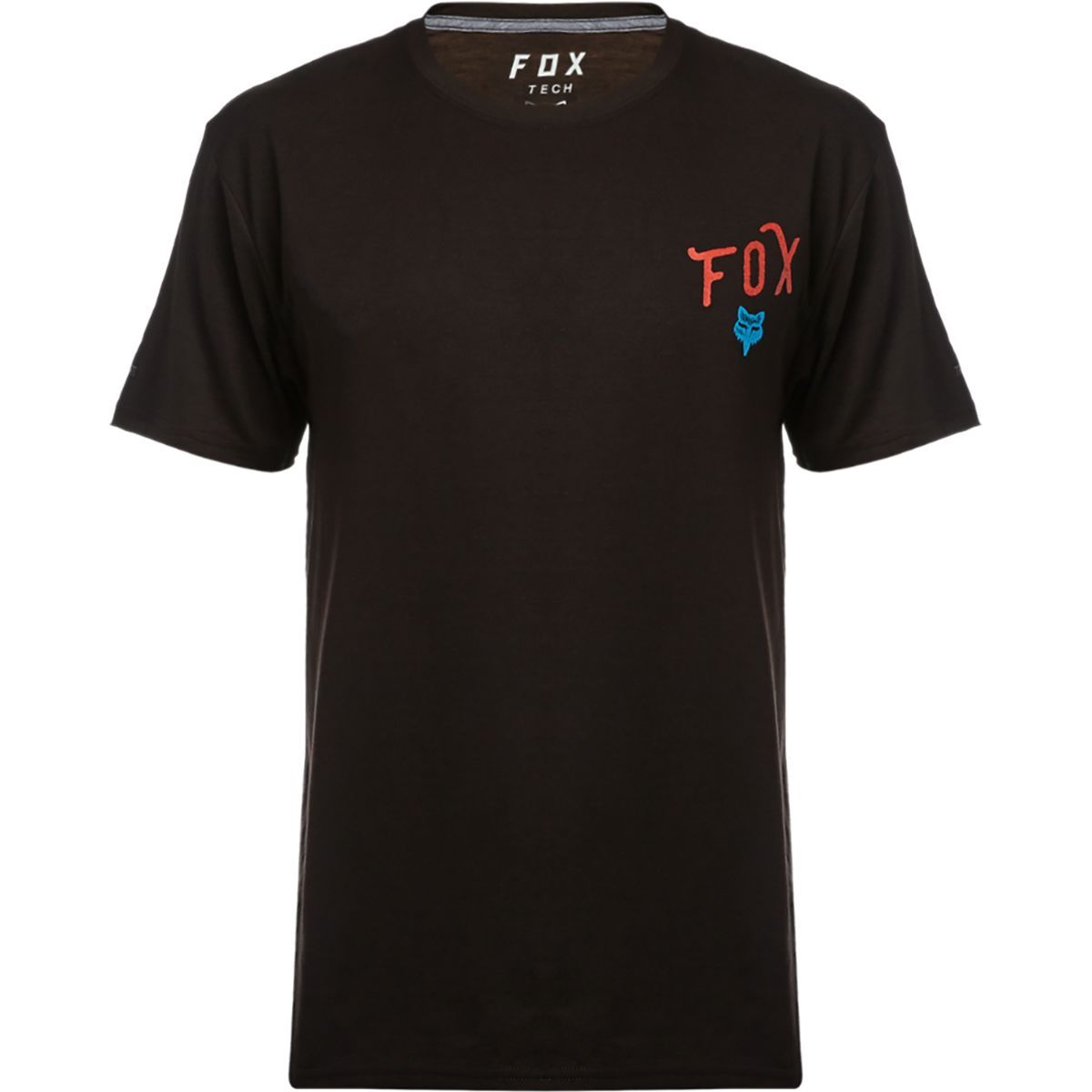 Fox Racing Shirt Clean Up Tech Short Sleeve Tee Black W/ Circle Fox