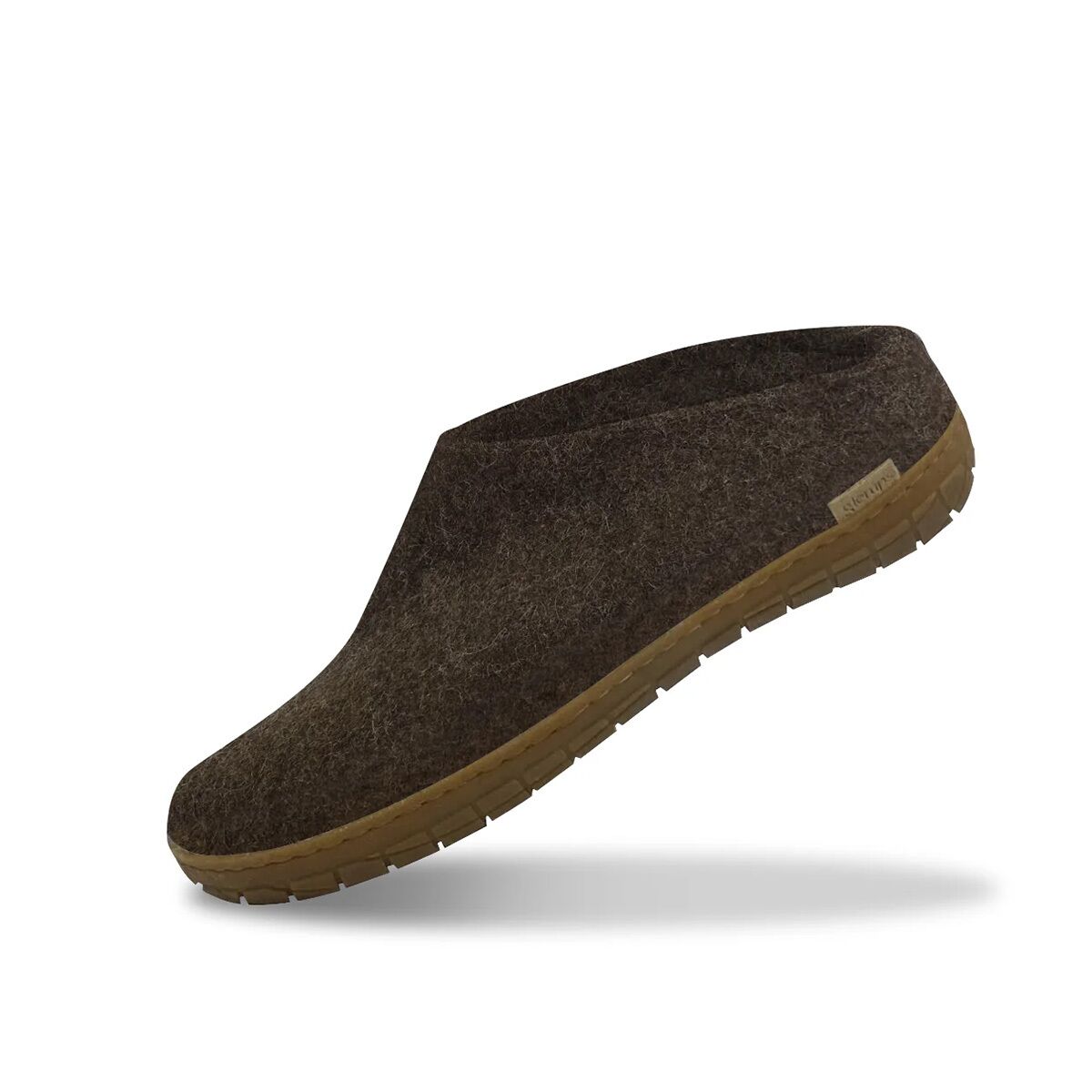 Тапочки Glerups The Slip-On Rubber Slipper, цвет: Коричневый / Медовый каучуковый — фото 4