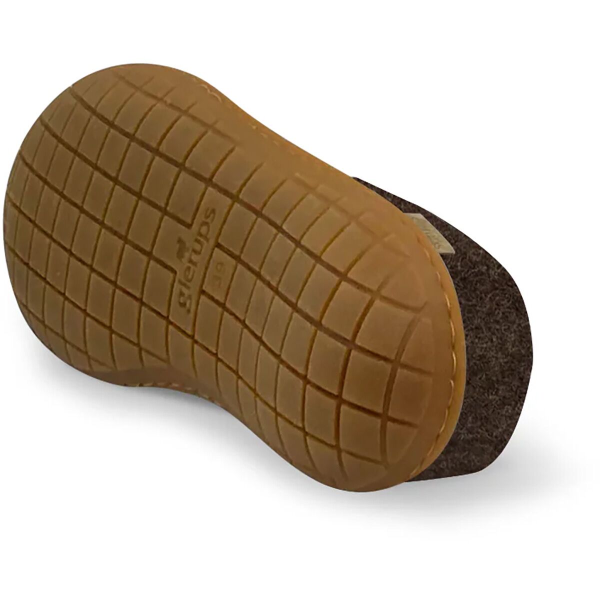 Тапочки Glerups The Slip-On Rubber Slipper, цвет: Коричневый / Медовый каучуковый — фото 10