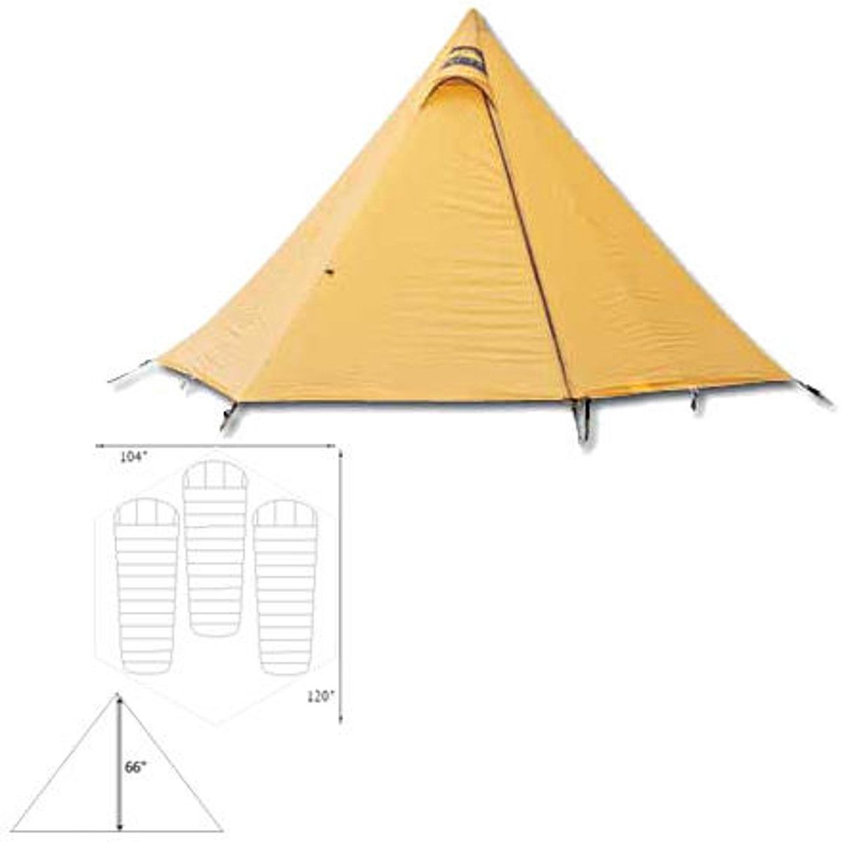 GoLite Hex 3 Tent Hike & Camp