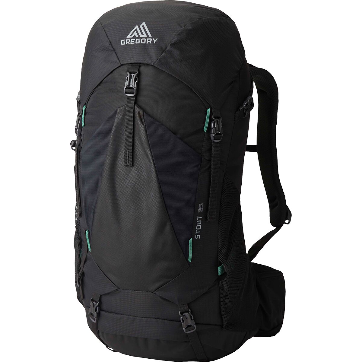 Рюкзак Gregory Stout 35L, цвет: Тёмно-зелёный чёрный — фото 1