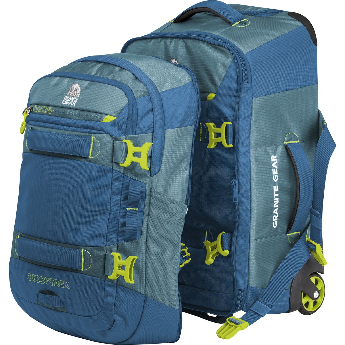 Granite Gear CrossTrek CarryOn 22in Rolling Gear Bag Travel