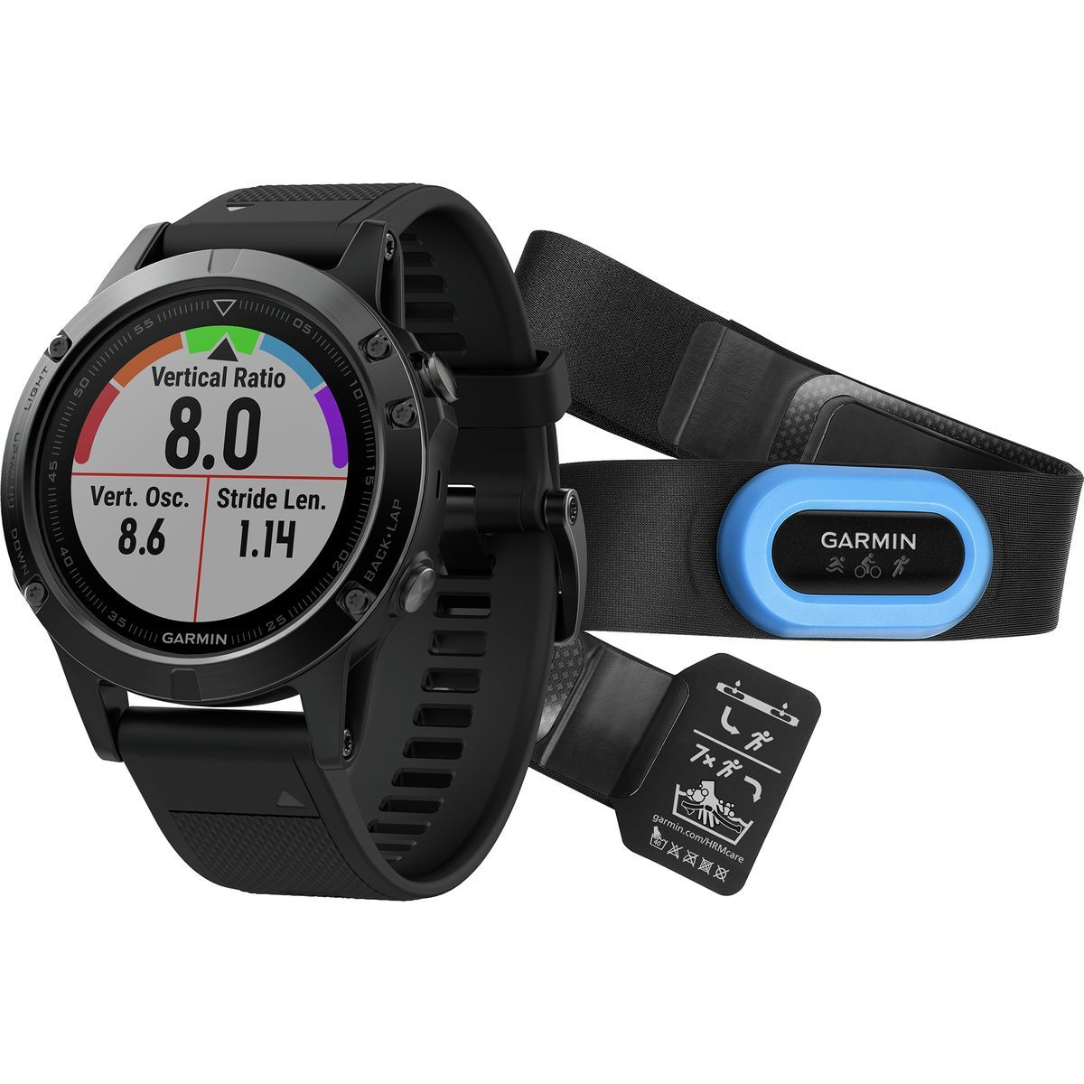 Garmin Fenix 5 Sapphire Performer Bundle Accessories