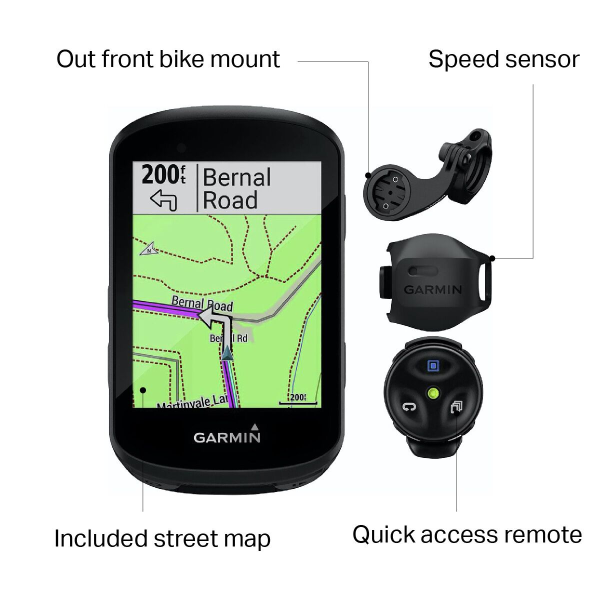 Garmin Edge 530 Bike Computer Mountain Bike Bundle Bike