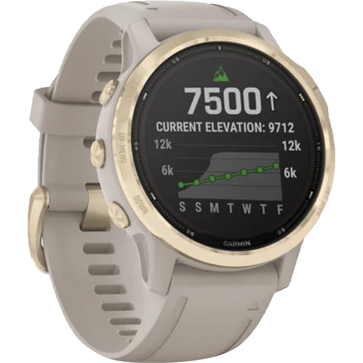 Garmin Fenix 6S Pro Solar Heart Rate Monitor Bike