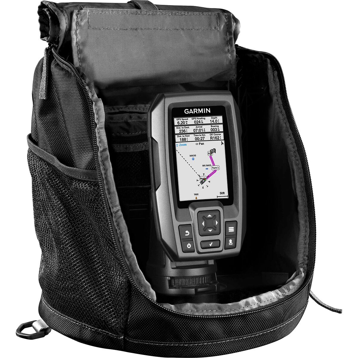 Garmin Striker 4 Portable Bundle Paddle