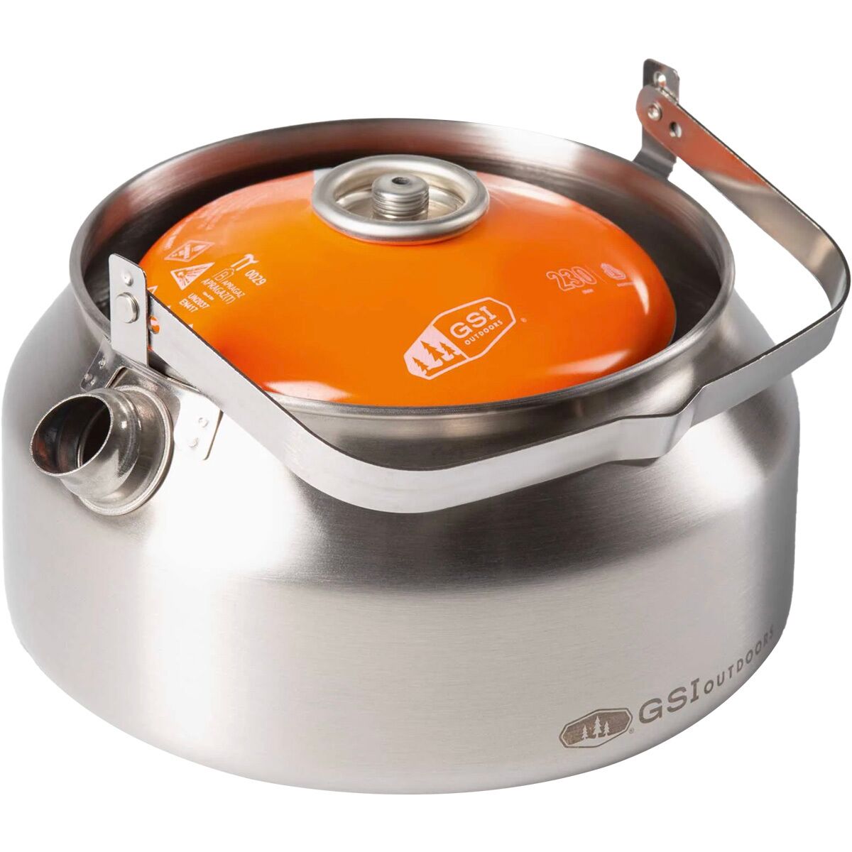 GSI Outdoors Glacier Stainless Tea Kettle - 1qt