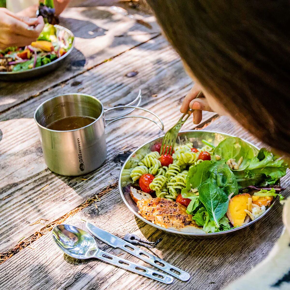 GSI Outdoors Glacier Stainless Ring Cutlery - 3 Piece