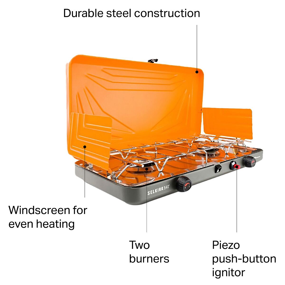 GSI Outdoors Selkirk 540 Camp Stove Hike & Camp
