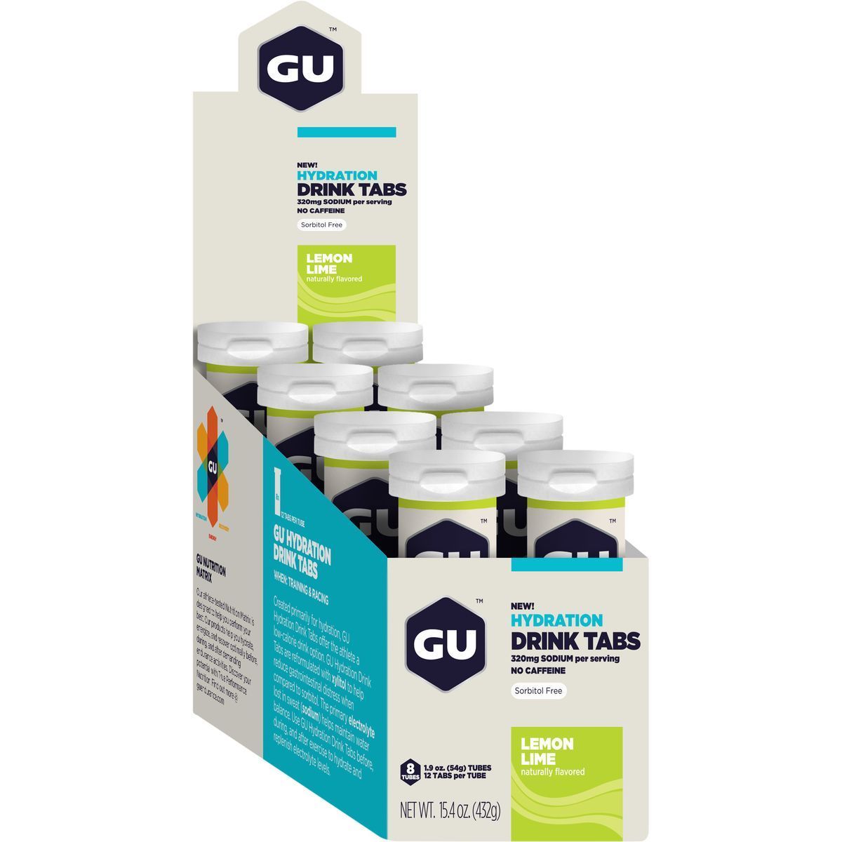 GU Hydration Drink Tabs - 8 Tube Pack