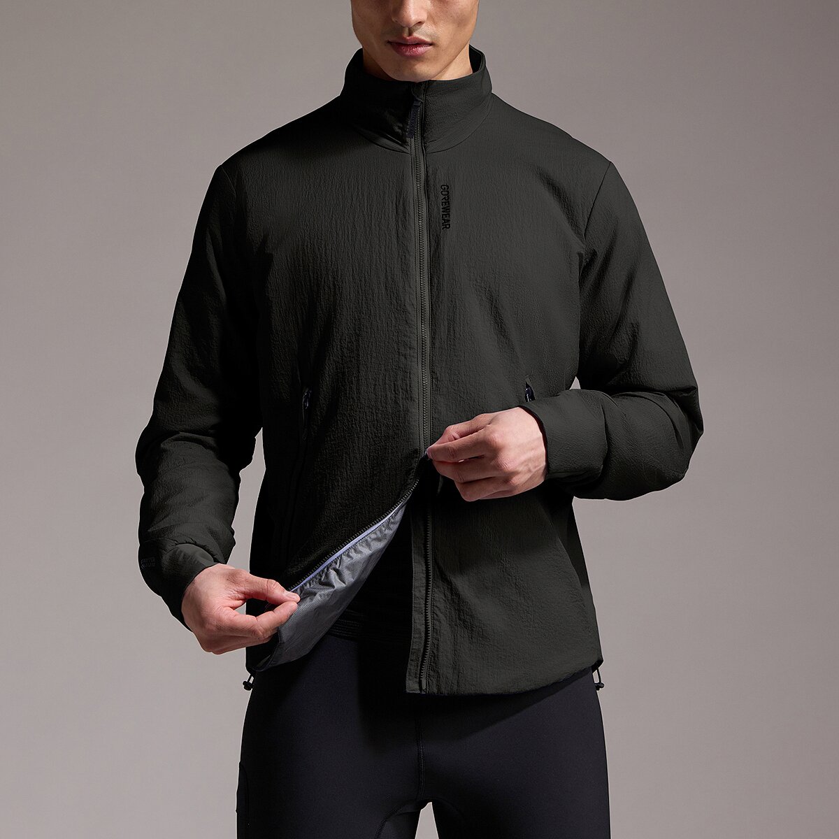Мужская куртка GOREWEAR Concurve Windstopper Insulated, цвет: Чёрный — фото 6