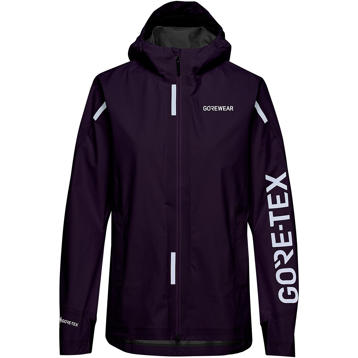 Женская куртка GOREWEAR Concurve GTX Logo, цвет: Фиолетовый индиго / Серый — фото 2
