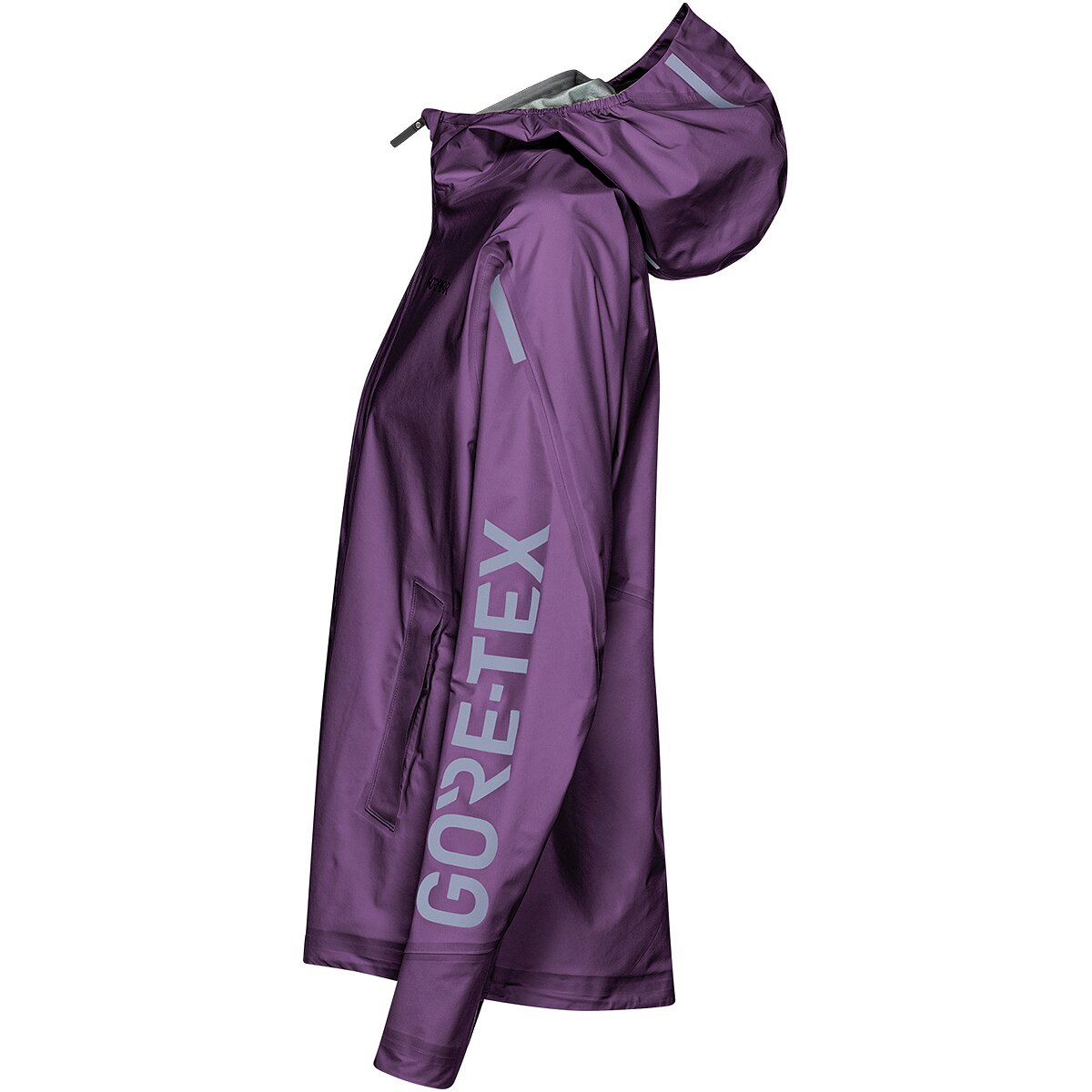 Женская куртка GOREWEAR Concurve GTX Logo, цвет: Фиолетовый индиго / Серый — фото 5