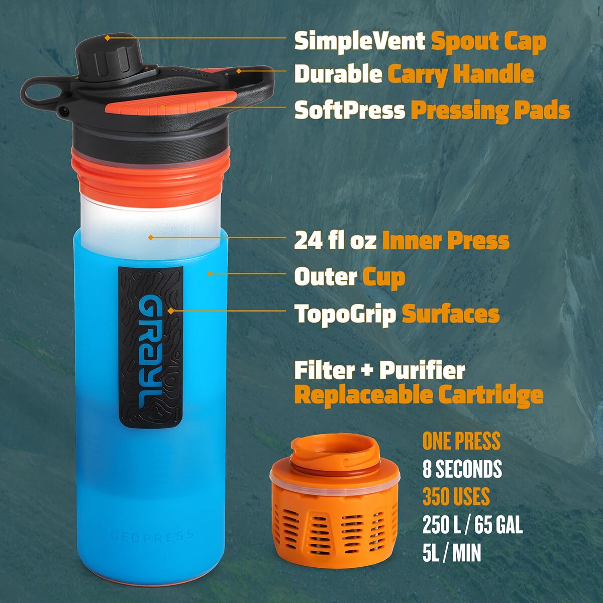 Grayl GEOPRESS Water Purifier