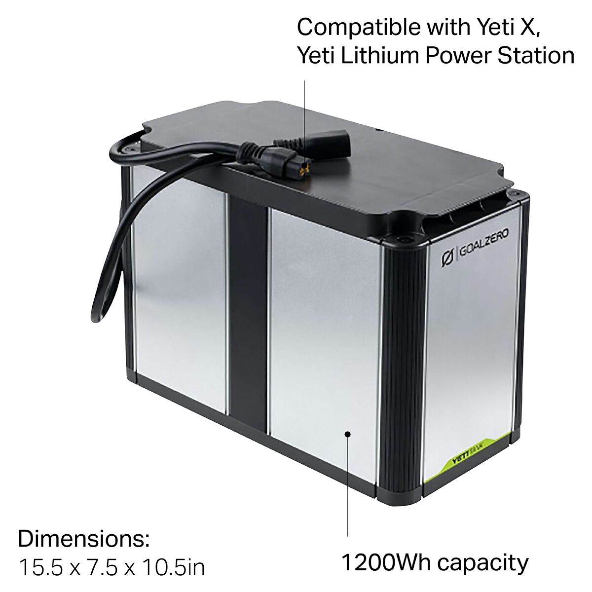 Goal Zero Yeti 1.25KW Expansion Tank Hike & Camp