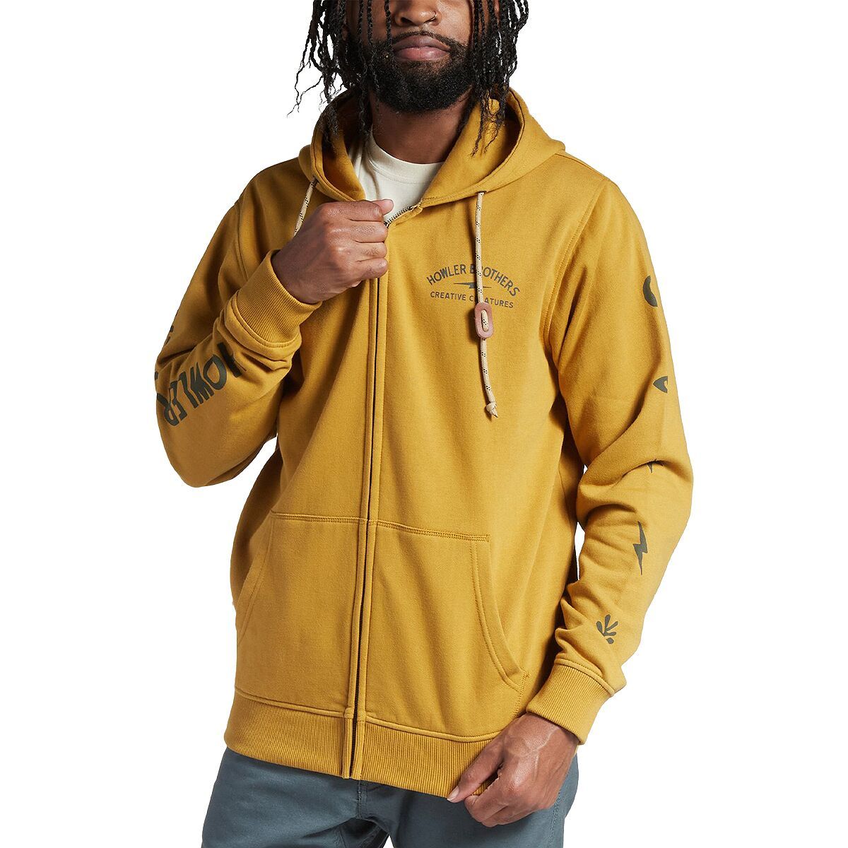 Howler Brothers Select Full Zip Hoodie Men's Clothing