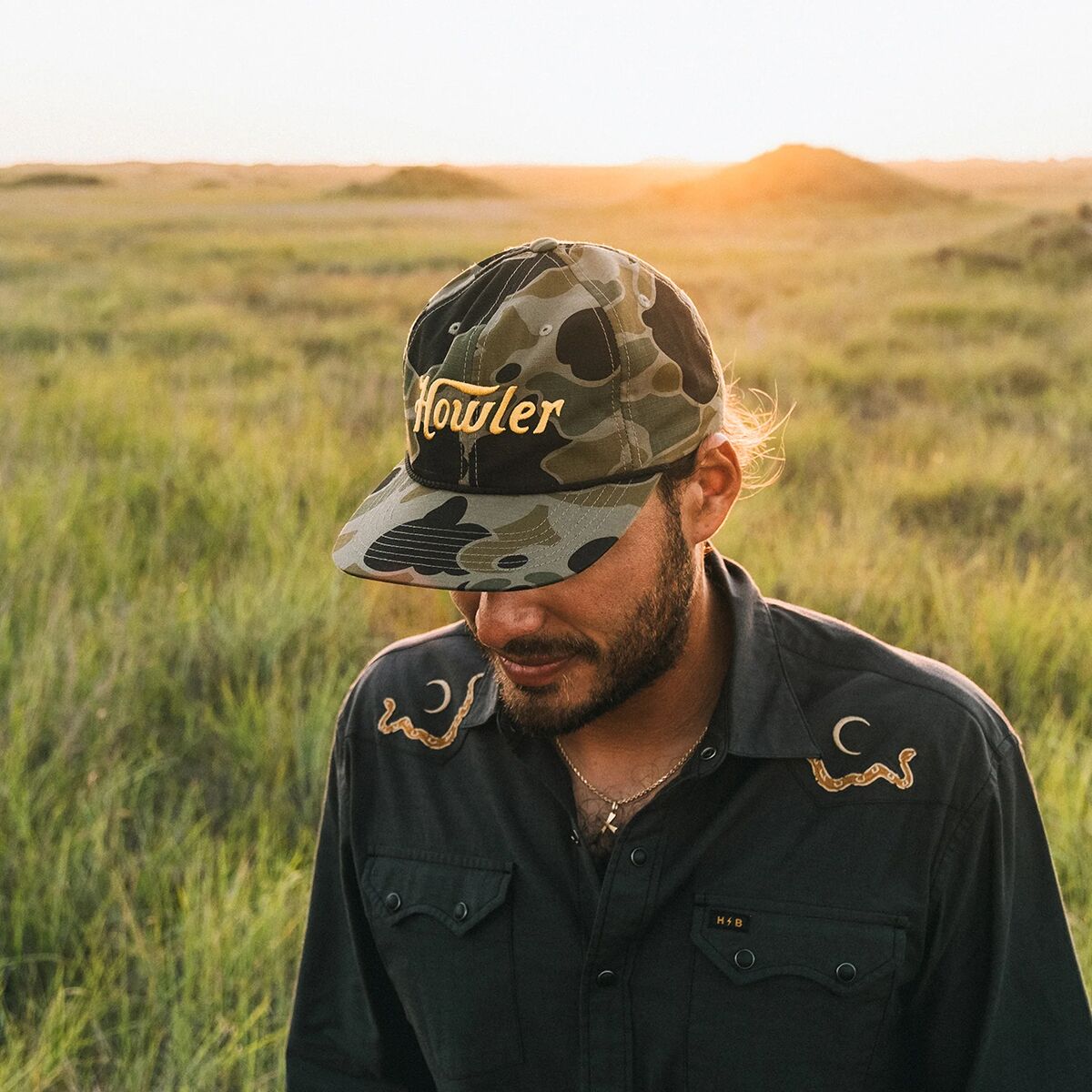Howler Brothers Script Unstructured Snapback Hat