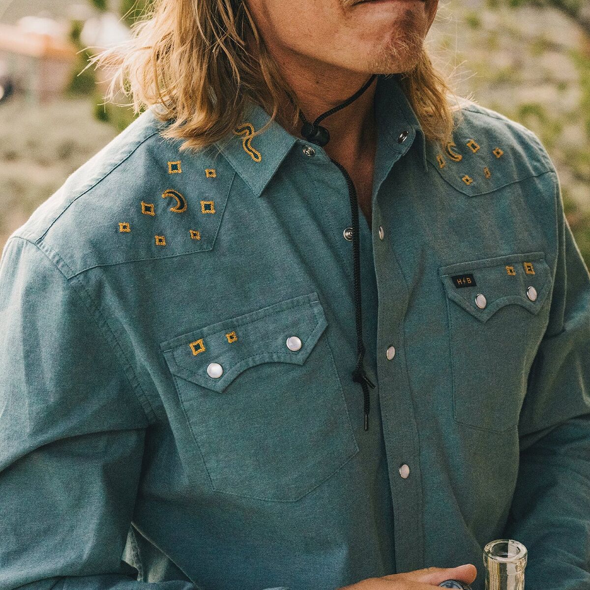 Howler Brothers Crosscut Deluxe Snapshirt - Men´s