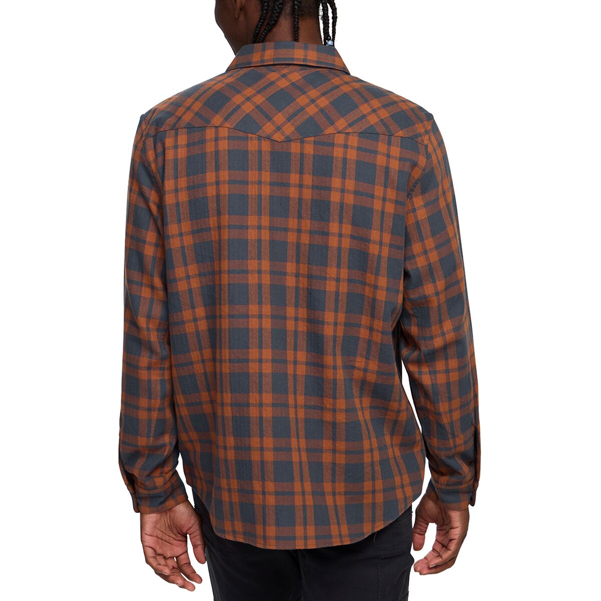 Мужская рубашка Howler Brothers La Grange Lightweight Flannel, цвет: Клетчатый — фото 2