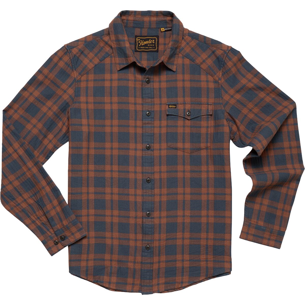 Мужская рубашка Howler Brothers La Grange Lightweight Flannel, цвет: Клетчатый — фото 3