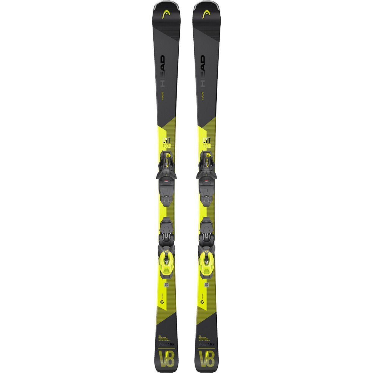 Head Skis USA VShape V8 Ski + PR 11 GW Binding Ski