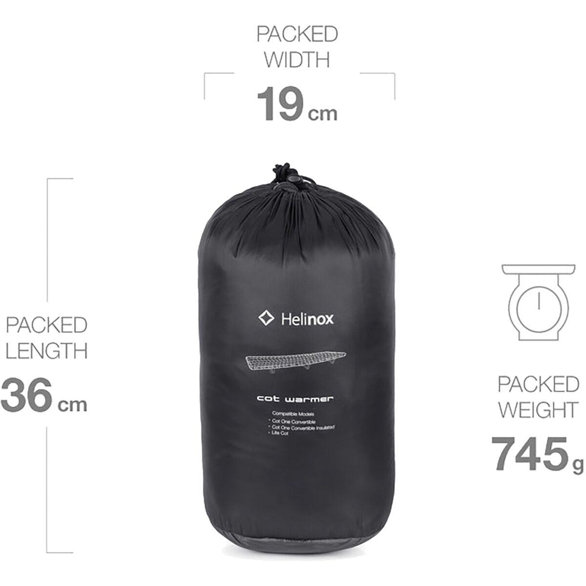 Helinox Quilted Cot Warmer Hike & Camp