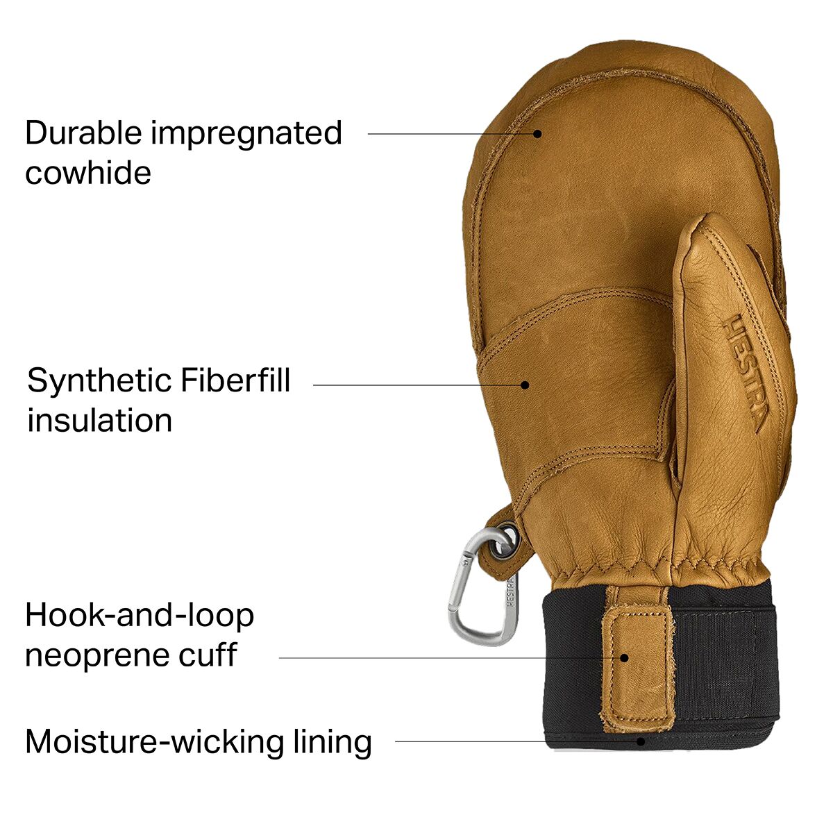 Hestra Leather Fall Line Mitten Men's Accessories