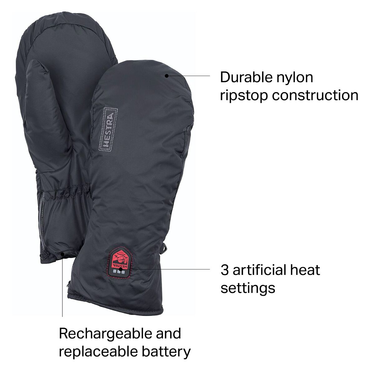 Hestra Heated Liner Mitten
