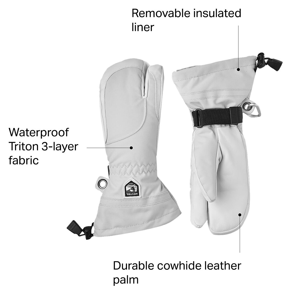 Hestra Heli 3-Finger Glove - Women´s