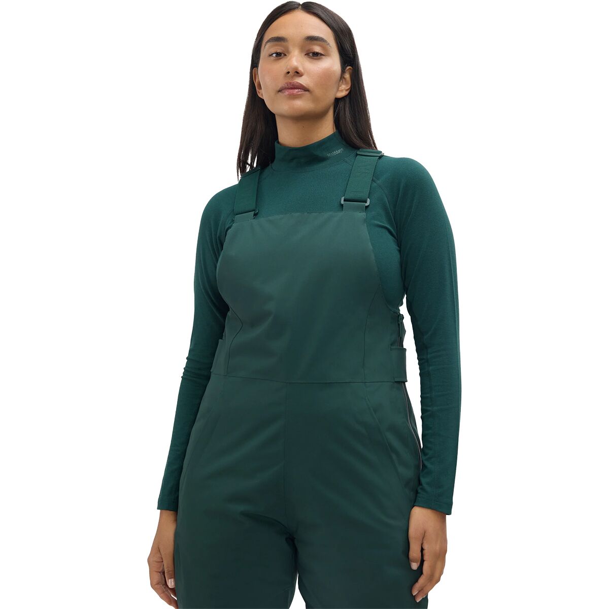 Женские брюки Halfdays Carson Bib Pant, цвет: Зелёный — фото 9