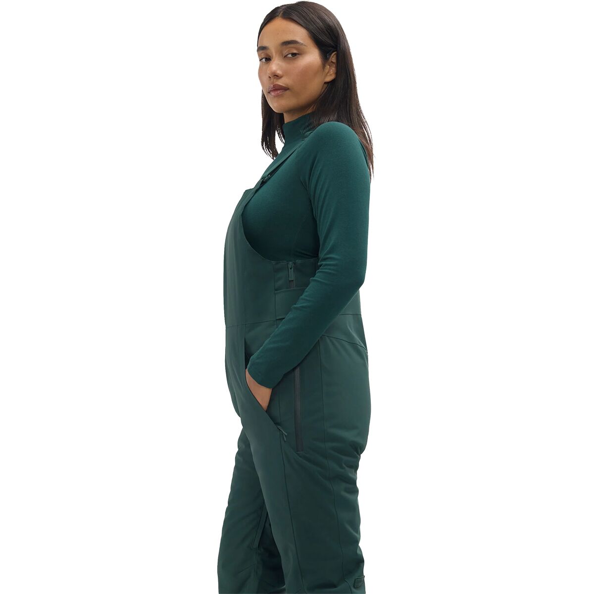 Женские брюки Halfdays Carson Bib Pant, цвет: Зелёный — фото 10