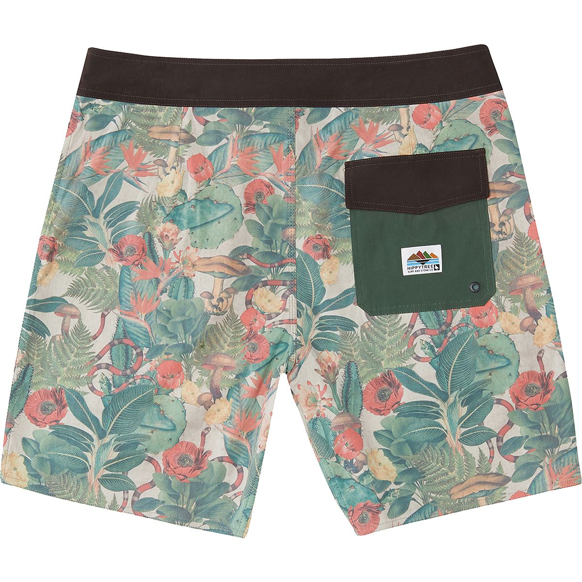 hippy tree swim trunks