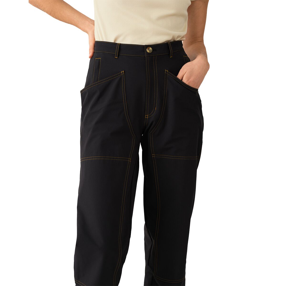 Женские брюки Hikerkind 8 Pocket Pant 02, цвет: Basalt — фото 4