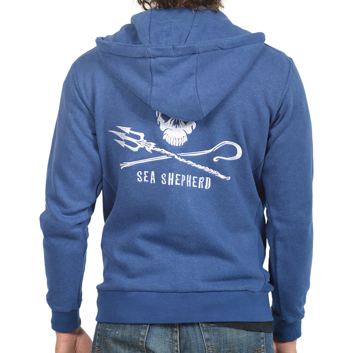 Hoodlamb Sea Shepherd Classic FullZip Hooded Sweatshirt Men's Clothing